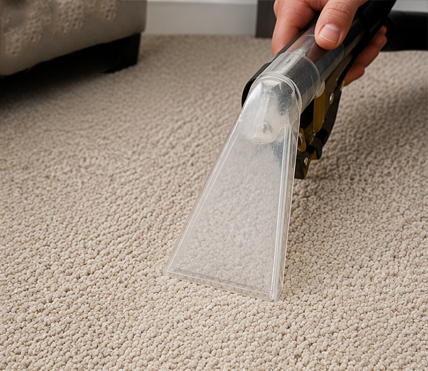 Carpet after stain removal service in Richardson TX