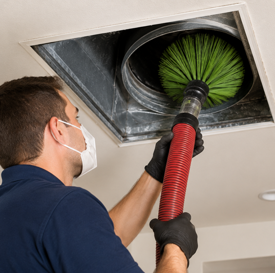 Professional air duct cleaning in Richardson TX