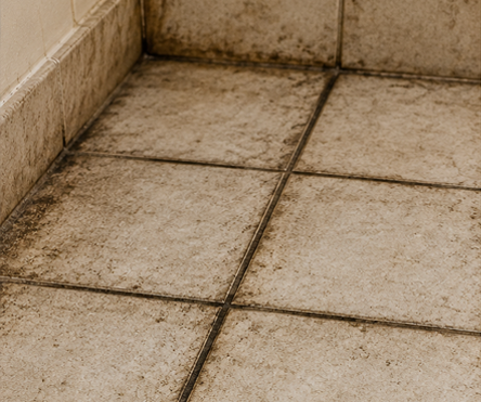 Tile before professional cleaning in Richardson TX