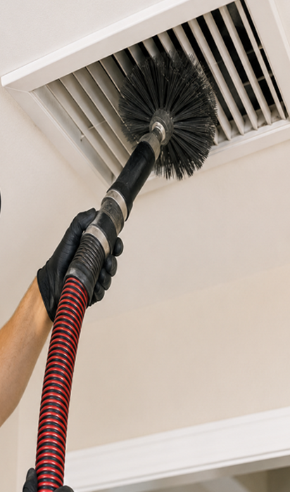 Residential air vent cleaning service in Richardson TX
