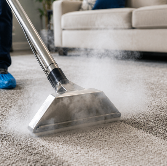 Professional steam carpet cleaning in Richardson TX