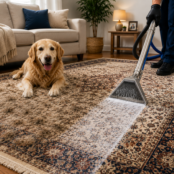 Professional rug cleaning in Richardson TX