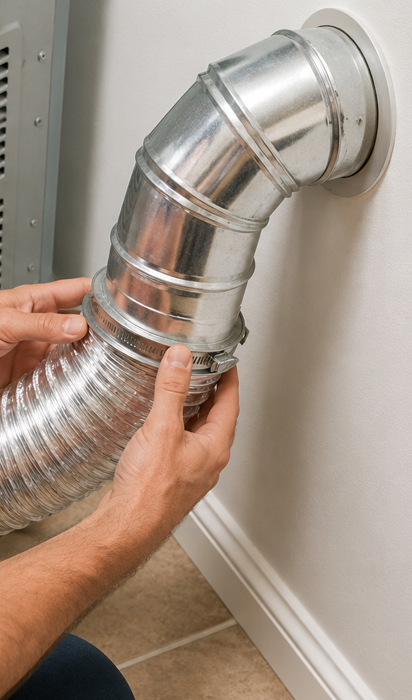 Residential dryer vent cleaning service in Richardson TX